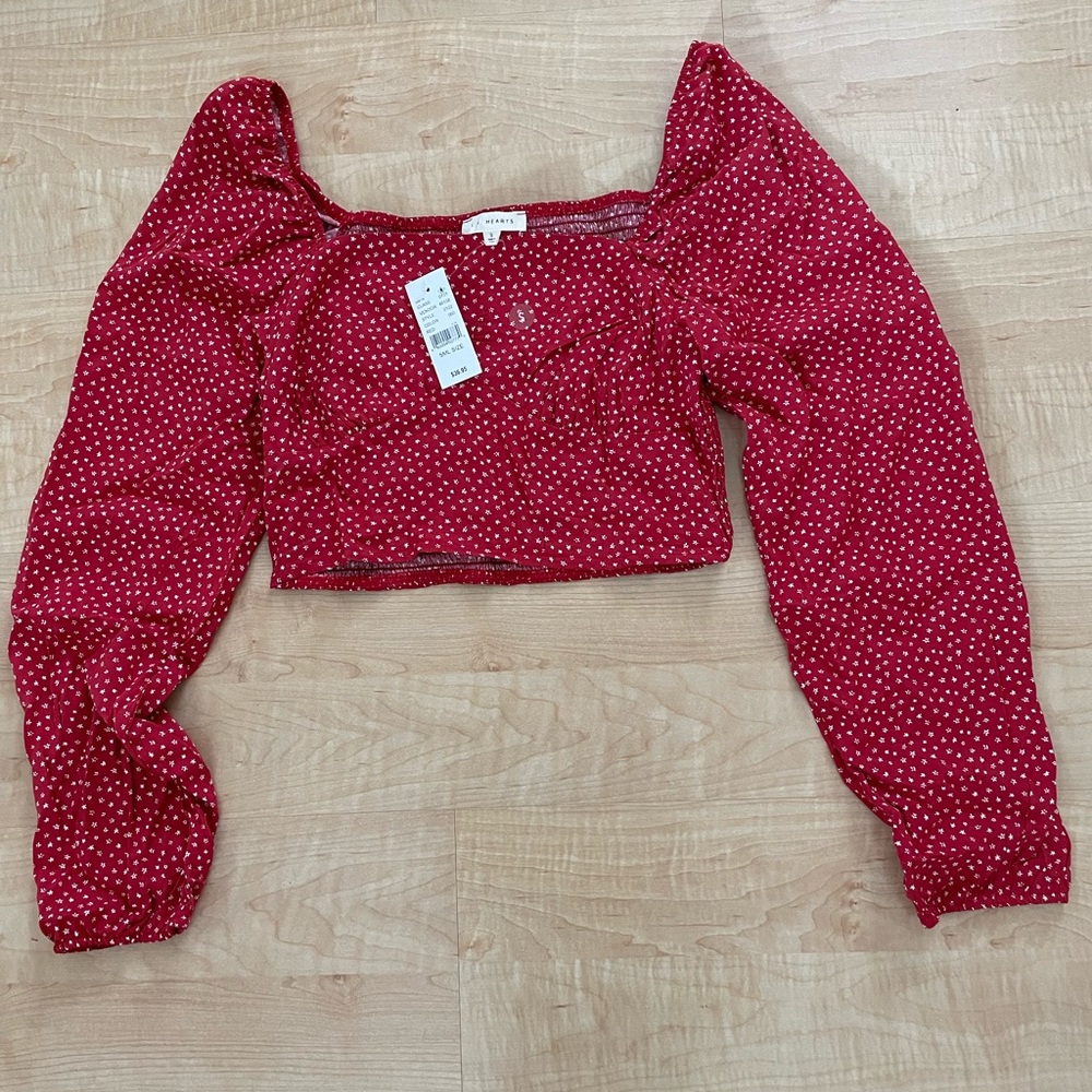 Small pacsun long sleeve blouse nwt